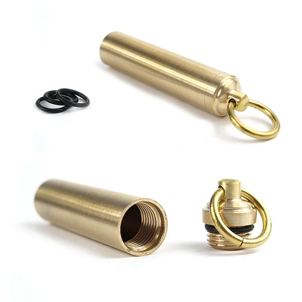 EDC Gear Emergency Waterproof Storage Pill Holder ...