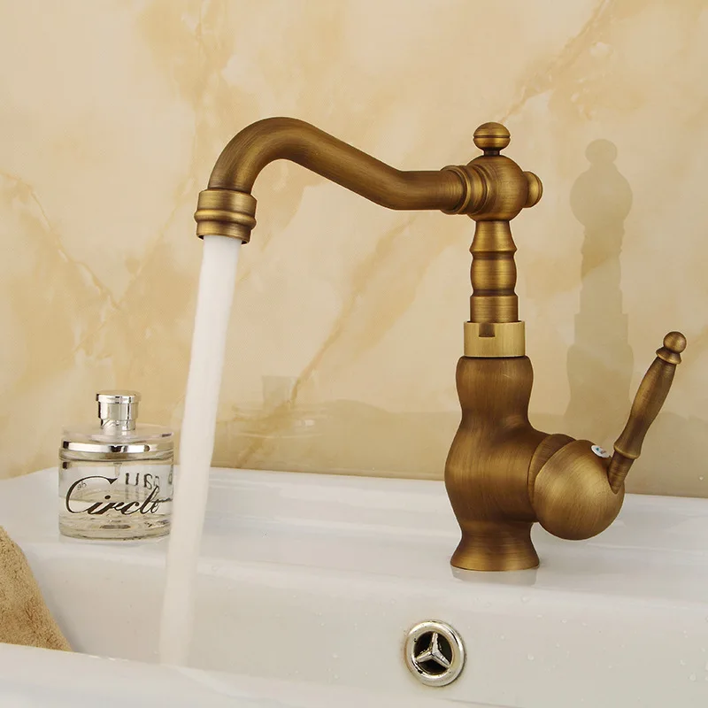 Kitchen Mixer Faucet Copper All European Retro Faucet Cross Kitchen Faucet Hot And Cold Tap Kitchen Mixer Faucet Copper All European Retro Faucet Cross Kitchen Faucet Hot And Cold Tap