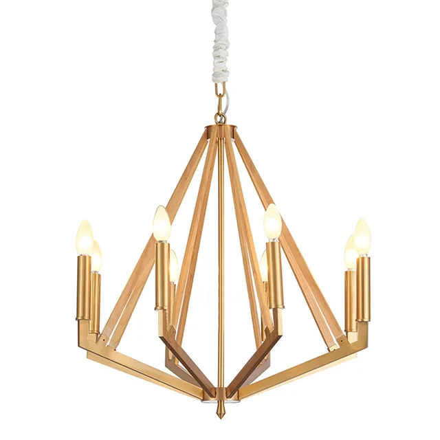 Aliexpress Com Modern Copper Chandelier Lighting Luxury Modern Copper Chandelier Lighting Luxury Clear Glass Chandeliers Lamp Suspended Light Res De Wood
