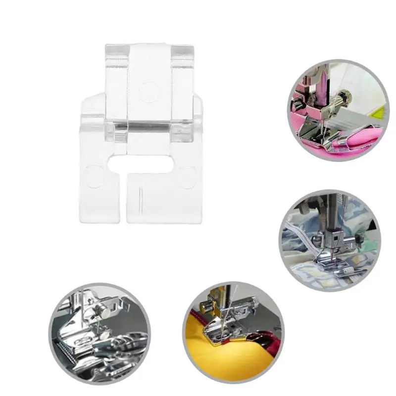 

Transparent Plastic Circular Short Satin Inlaid Presser Foot Feet Household Sewing Machine Accessories