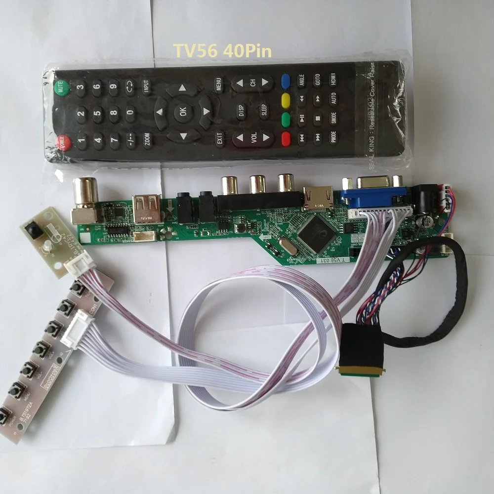 Набор для B156XW02/LP156WH2 LCD LED 15 6 &quotпанель контроллера экрана плата драйвера ТВ AV VGA
