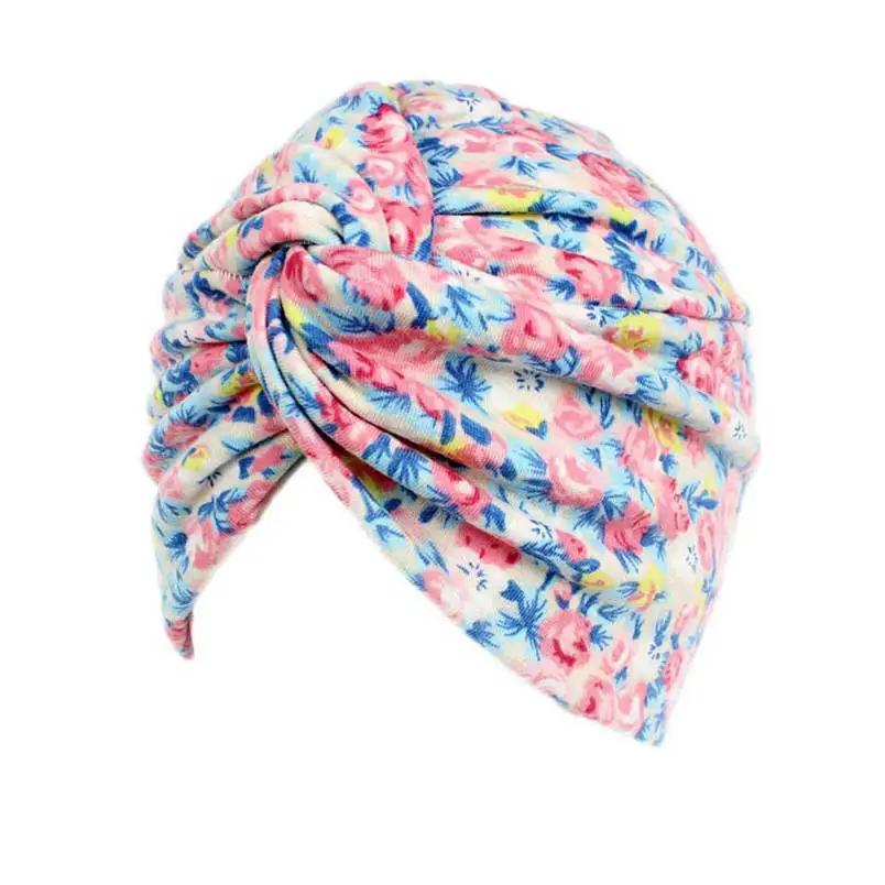   Women Caps Summer Fashion Ladies Comfortable Floral Cancer Chemo Hat Beanie Scarf Turban Head Wrap Cap F#J14 (2)