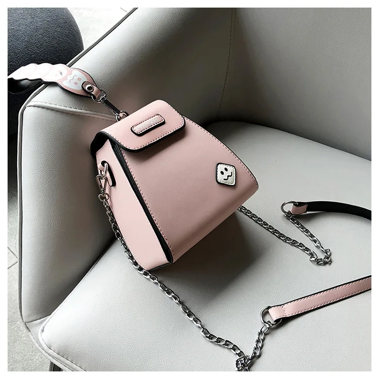 HANSOMFY новая весенняя Британская мода простая маленькая квадратная сумка женская дизайнерская сумка на цепочке Наплечная Сумка для мобильного телефона LD-89