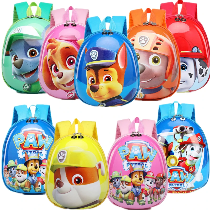 

Paw Patrol Big Capacity Backpack Anti-lost Easy to clean Rope Travel Essential Harmless Cartoon Children Action Figures Gift
