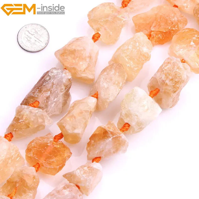 Gem-inside 20-30x22-32 мм 15 дюймов натуральный большой бисер произвольной формы необработанные кварцевые бусины для изготовления ювелирных изделий бисер «сделай сам» для ювелирных изделий