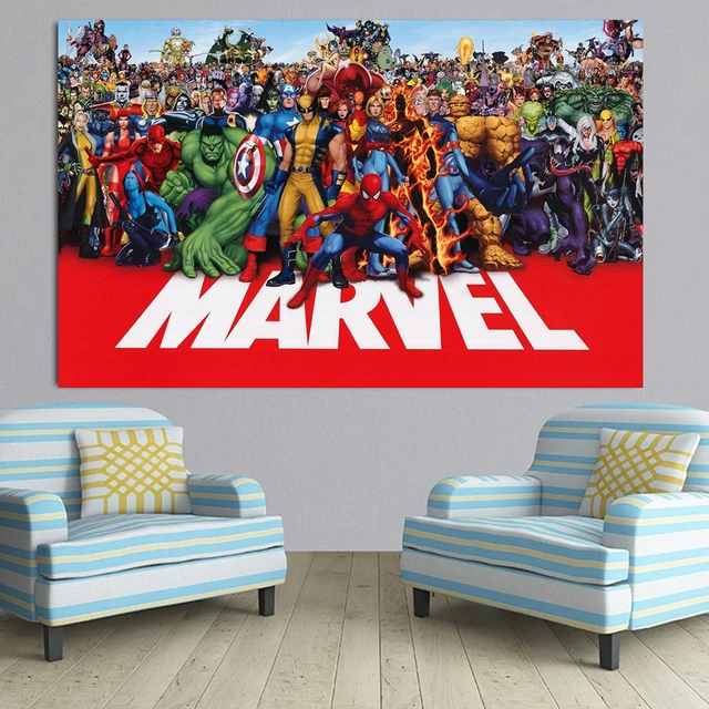 Marvel Superheroes Canvas Art Print Wall Painting Poster Wall Pictures