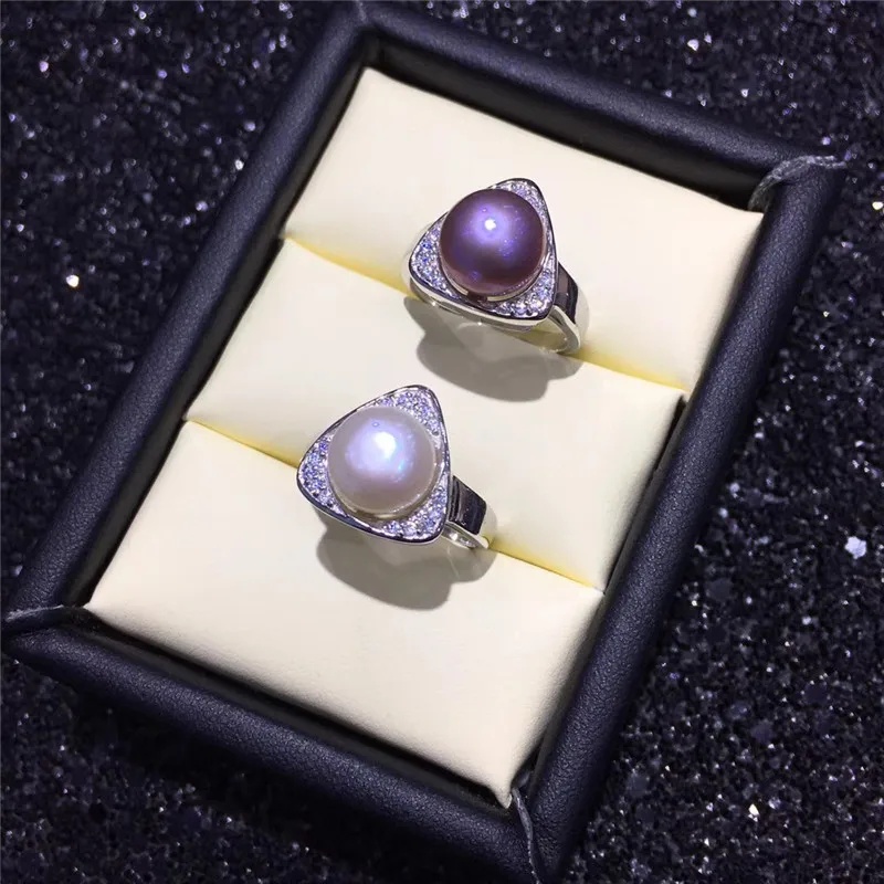 Ring Mountings Pearl Accessories Adjustable Size Plating 925 Silver Jewelry DIY No Oyster | Украшения и аксессуары