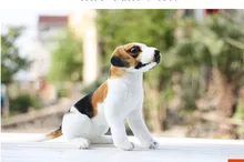 small cut dog toy lovely Squating down beagle dog cute stuff doll about 25cm