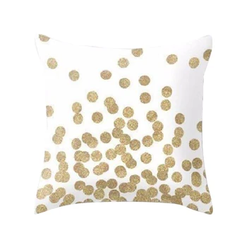 

45x45cm Spot Dot Pillow Case Printed Throw Home