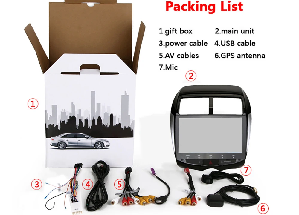 Flash Deal Lenvio 4G RAM 32G ROM Octa Core Android 8.0 Car DVD Player For Mitsubishi ASX 2010 2011 2012-2015 Peugeot 4008 Radio GPS DAB IPS 10