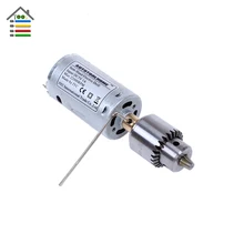 Mini DC 12V Electric Hand Drill Motor PCB Press Drilling Compact Set 10PC 0.5-3mm Twist Bits Profession 0.3-4mm JT0 Chucks Tool