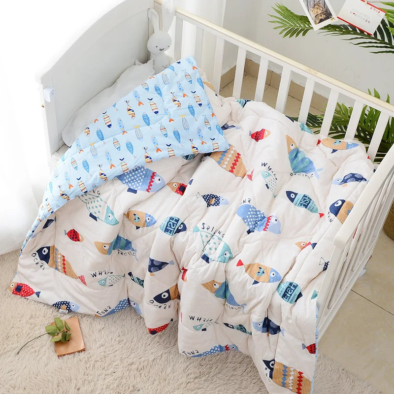 Kids' quilt thin pure cotton newborn baby quilt kindergarten air