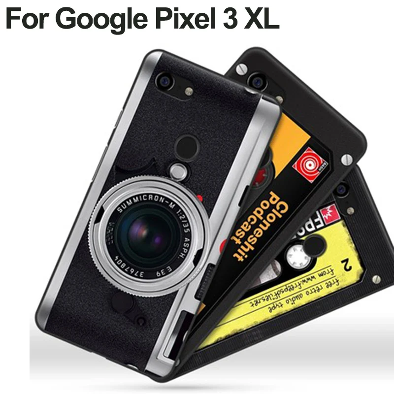 Силиконовый чехол для Google Pixel 3 XL Pixel3 в стиле ретро с рисунком мягкий телефона 3XL