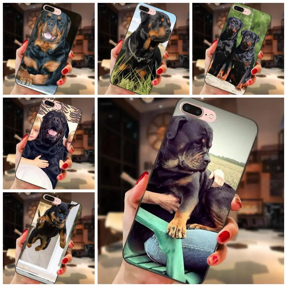 

TPU Coque Case New Rottweiler Dog For Huawei Honor Enjoy Mate Note 6s 8 9 10 20 Lite Play Pro P smart
