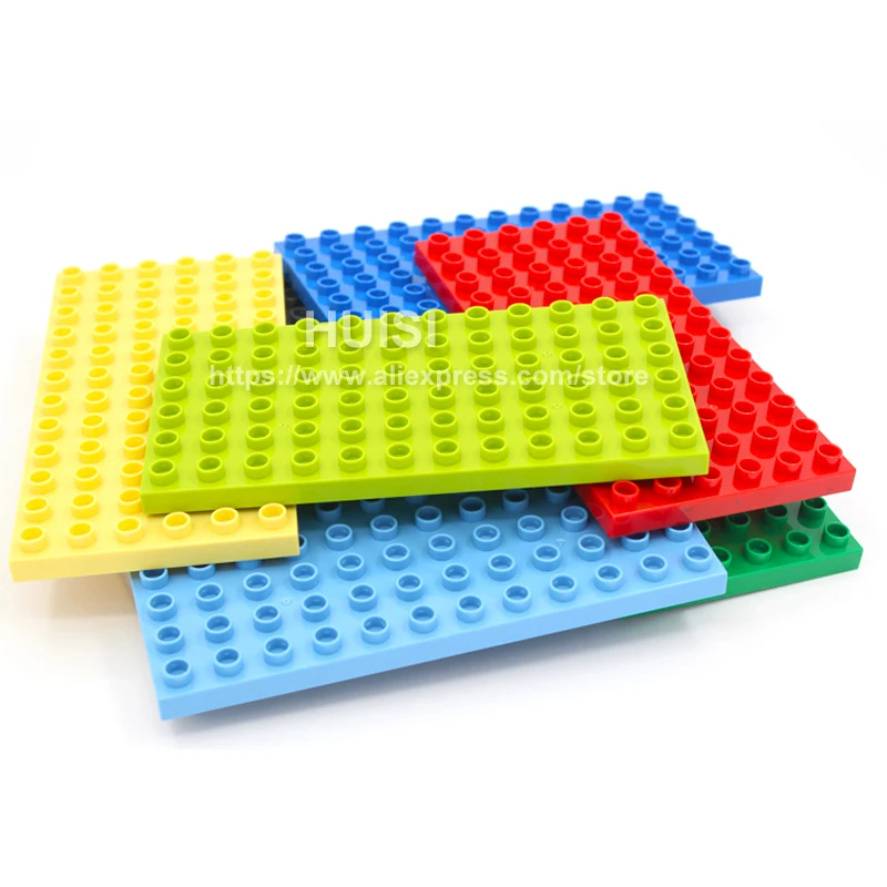 Duplo Legoe совместимые детские игрушки сделай сам АБС пластик строительные блоки