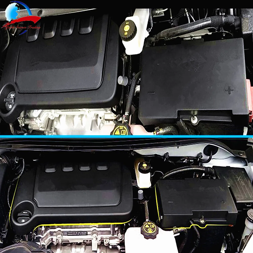 

Car styling Car Engine Battery Dustproof Positive Negative Electrode Waterproof Cover Shield for Chevrolet Lova RV