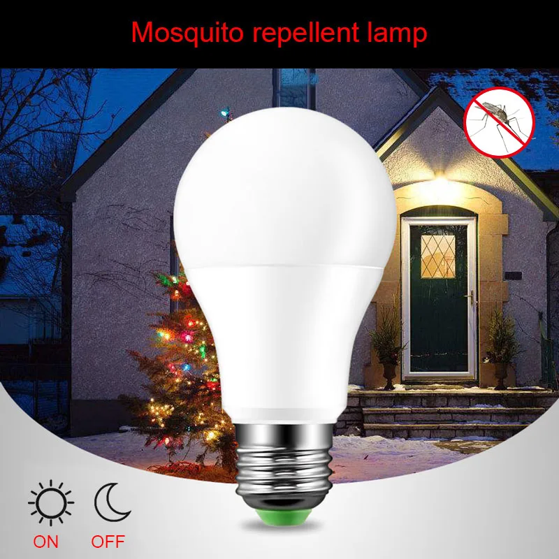

7W Night Light Mosquito Repellent Ball Bulb Lamp Auto Light Sensor Home Use ALI88