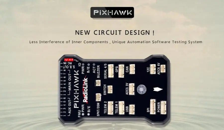 Newest Original Radiolink PIXHAWK Flight Controller M8N GPS for AT9/AT10 Remote Controller OSD DIY RC Multicopter Drone