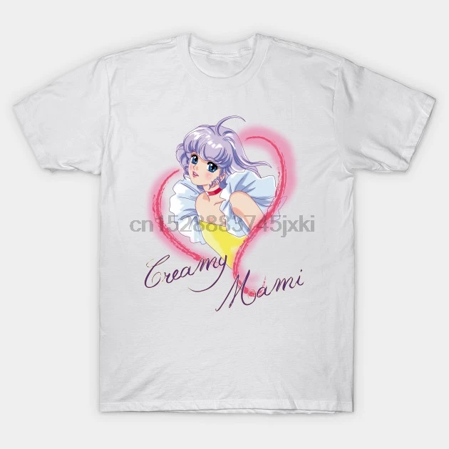 

Men Short sleeve tshirt Creamy Mami Japanime T Shirt Women t-shirt