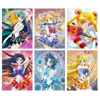 

5D DIY Diamond mosaic Sailor Moon diamond embroidery DIY diamond painting cross stitch crystal home decor Wall stick