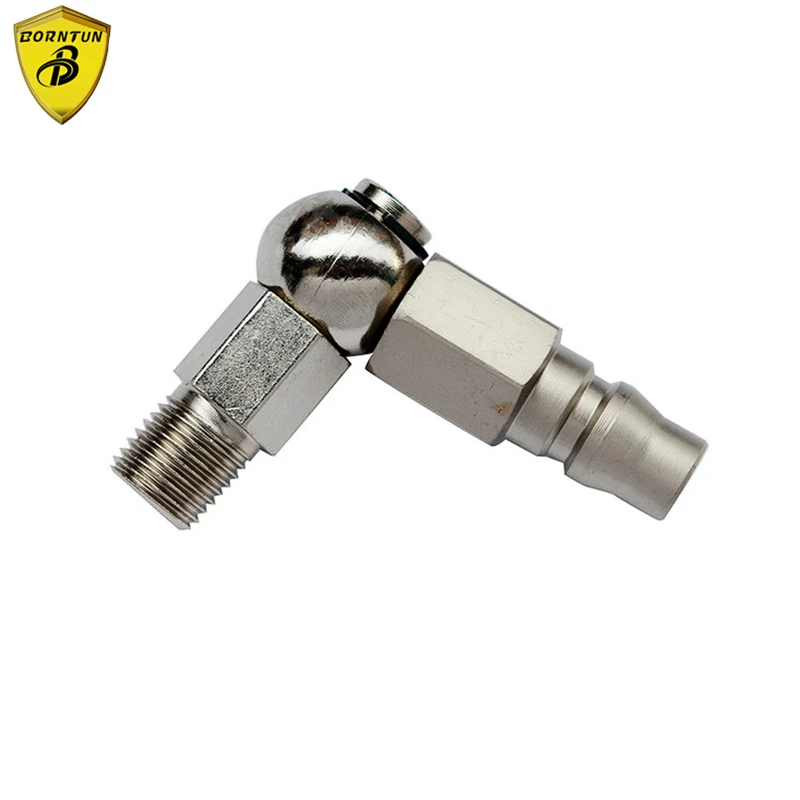 

Borntun 1/4 inch 360-degree Rotary Air Inlet Connectors 20PF Movable Inlets Connector Air Tools Grinder Cutter Stapler Accessory