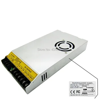 

CE FCC 12V 30A 360W High Power Switching Power Supply For Led Strip Lamp Light Lighting Transformers
