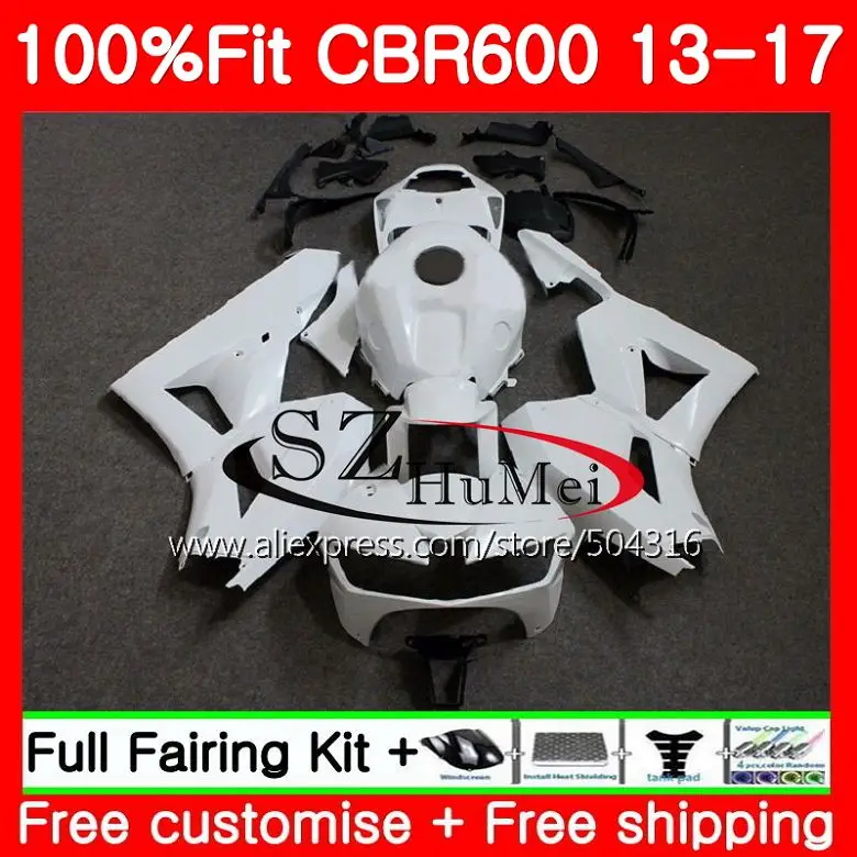 

Injection For HONDA F5 CBR600RR 13 14 15 16 17 99SH18 CBR 600RR 600 RR Hot white CBR600 RR 2013 2014 2015 2016 2017 Fairingsy