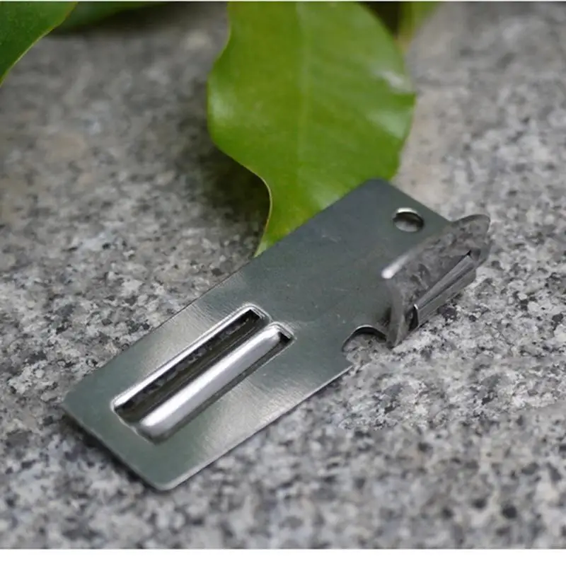 

1PCS 2 in 1 EDC Pocket Multi Tool Outdoor Opener New Fruit Multi Peeler Cutter 2" Double Peeler Stainless Steel