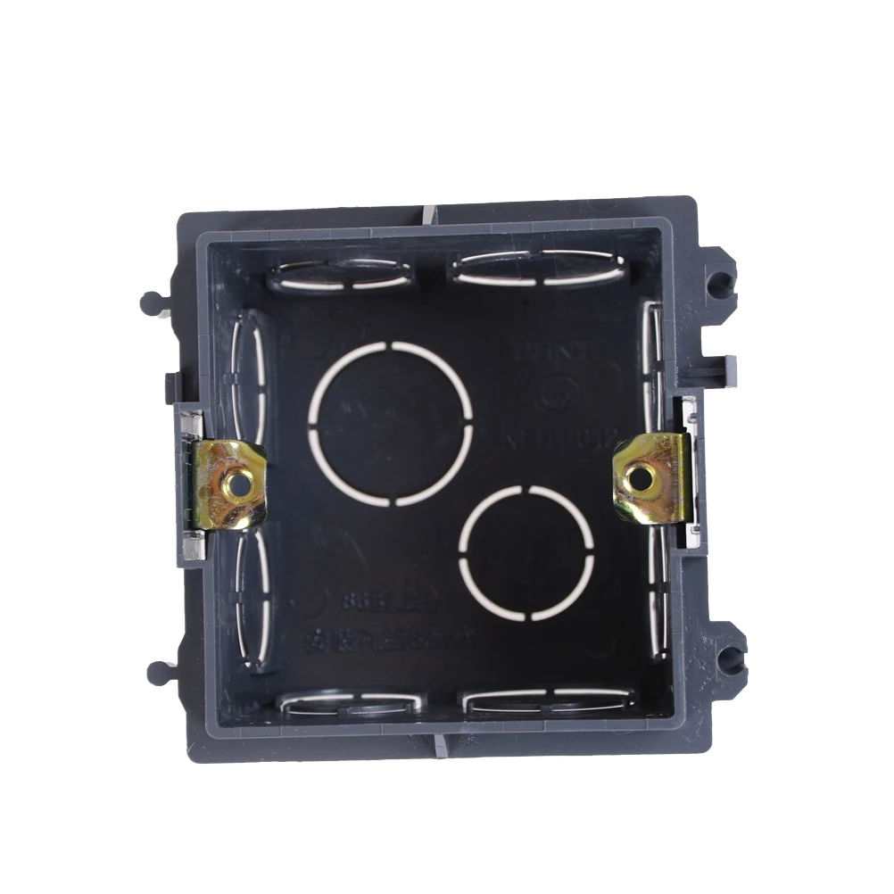 

1pc Wall Light Box for 86 Type wall plate switch and socket stair step light lamp lighting mounting box 76x72x50mm