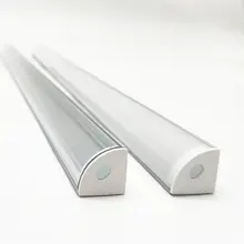 5-20 штук 50 см LED бар легкий корпус, V Форма Треугольники светодиодный алюминиевый профиль mikly/прозрачная крышка, пластиковый разъем, во главе канала alu