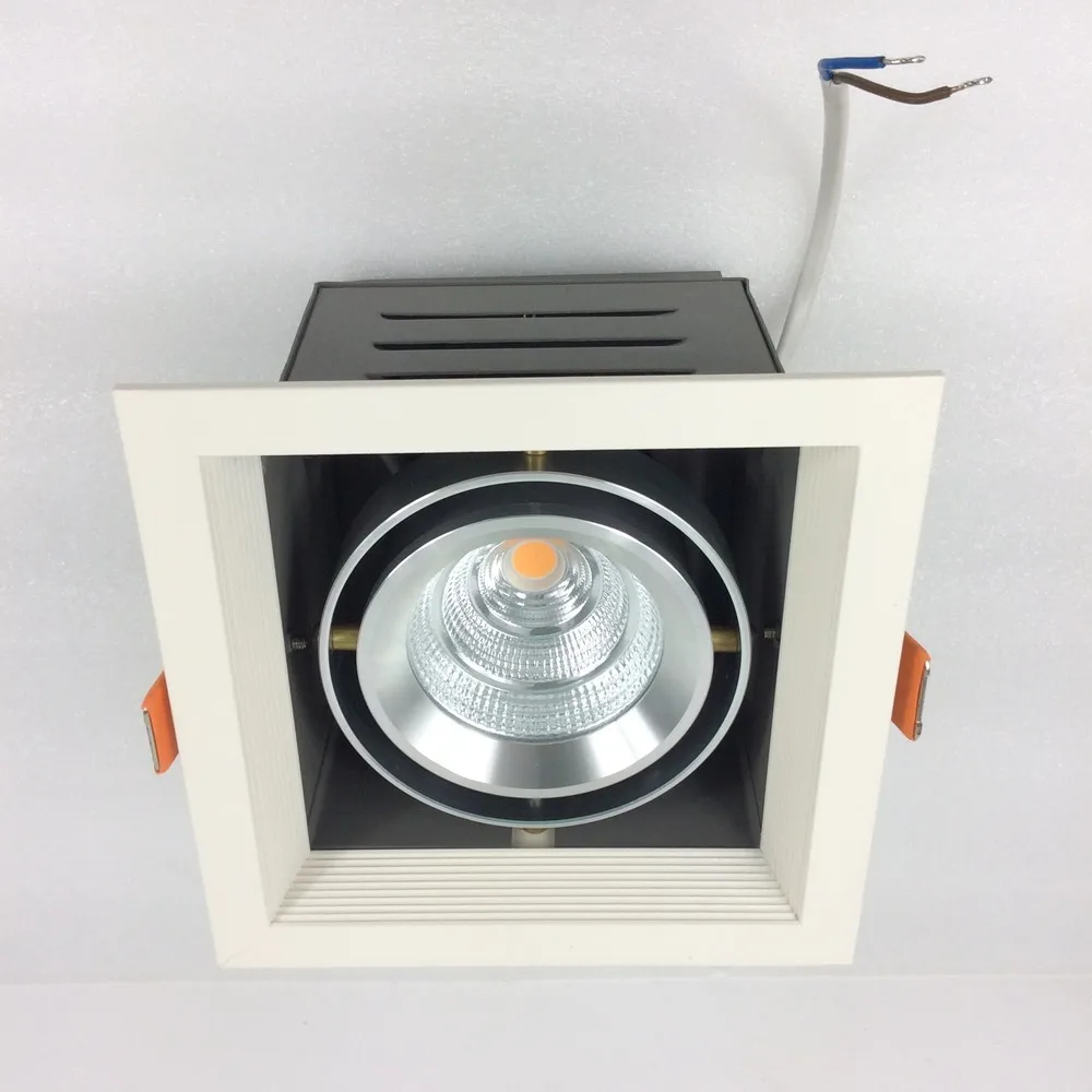 Único e Belo Brilho da Lâmpada Acabamento de Alta Olhar Design Ajustável Led Grille Luz Nenhum Bom Cri Alta Eficiência 25 w
