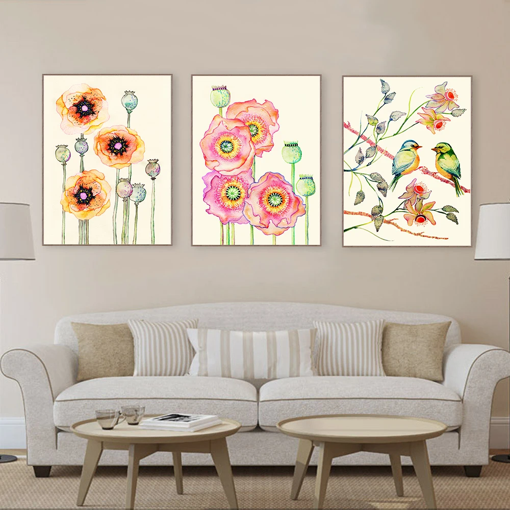 Nordic Wall Art Canvas Painting Wall Pictures For Living Room Decor