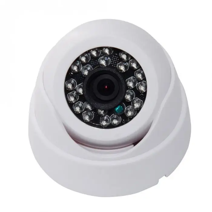 Горячая один комплект купольная CCTV камера с 24 шт. светодиодов 720 P HD ночного видения 3,6 мм объектив