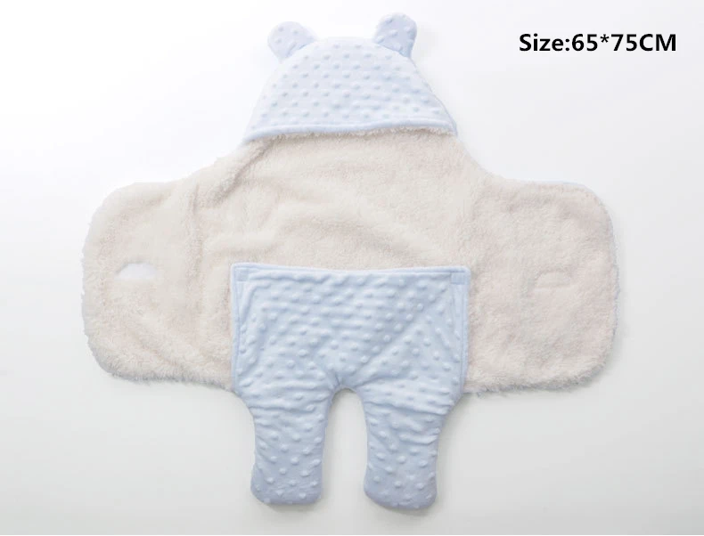 Одеяло для новорожденных Bebe утепленное хлопковое вязаное одеяло s зимнее детское мягкое теплое Пеленальное Одеяло s для постельные принадлежности для новорожденных