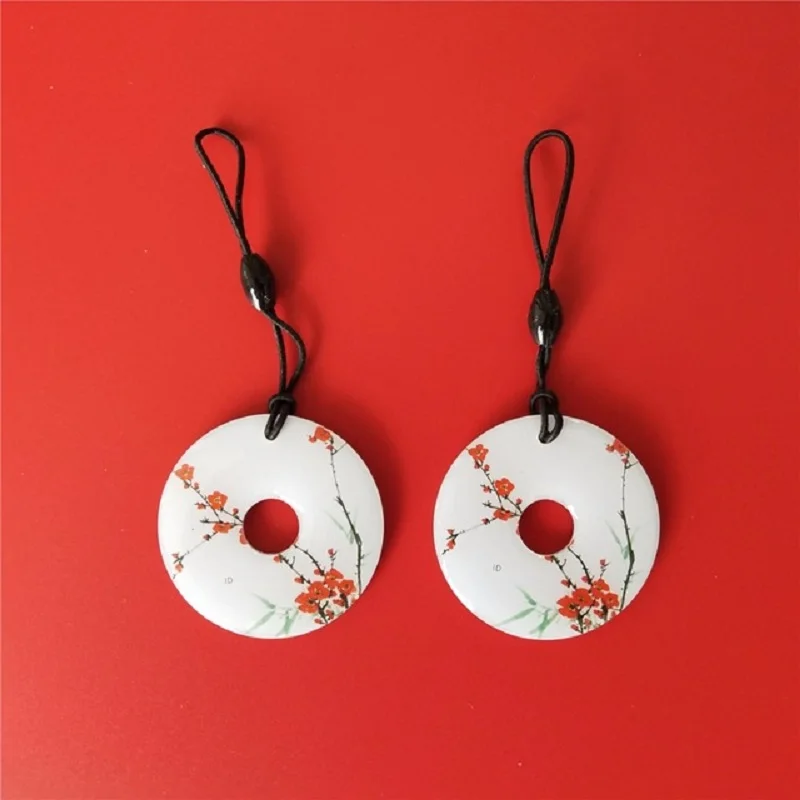 10 шт./лот UID карты Сменные сектора 0 блок перезаписываемый автоматизированный мультфильм бирки для связки ключей RFID 13,56 МГц перезаписываемый копия эпоксидной