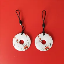 10 шт./лот UID карты Сменные сектора 0 блок перезаписываемый автоматизированный мультфильм бирки для связки ключей RFID 13,56 МГц перезаписываемый копия эпоксидной