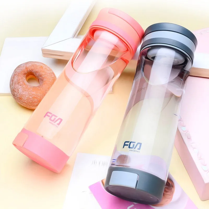 

Christmas600ml Sport Water Bottle Creative Phone Holder My Bottles Lid Direct Drinking Plastic Drinkware Portable Sports