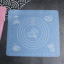 AMW 26*29 см, силиконовая Кондитерская доска миксер для теста Циновка для роллов для помадки, печенья, сахара ремесло коврик Инструменты для выпечки