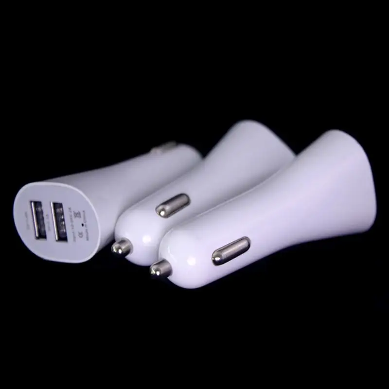 Сотовый телефон Зарядное устройство мини двойной микро порт usb автомобиля