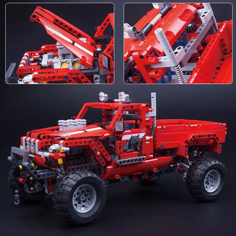 DECOOL 3362 Personnalise пикап Camion строительные блоки Briques Jouet Garcon Jeu Modele De Voiture совместимые с