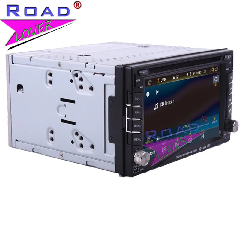 Roadlover Android 9.0 Car Multimedia DVD Player Radio For 6.2Inch Universal Stereo GPS Navigation Magnitol 2 Din 178mm* 102mm