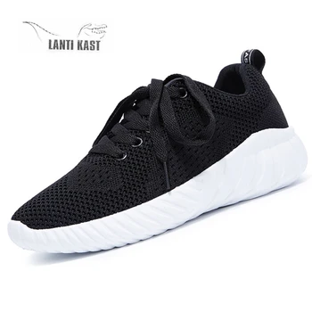 

Summer New Women Casual Sport Shoes Mesh Flats Running Shoes Woman Fashion Breathable Soft Lace-up Female Sneakers кроссовки