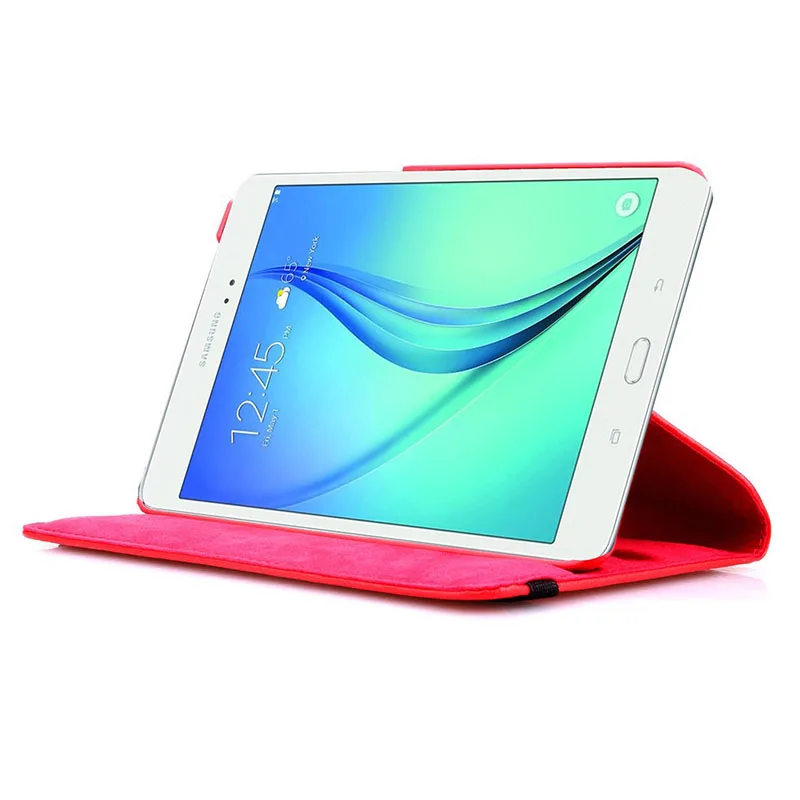Для Samsung Galaxy Tab A 9 7 T550 T555 чехол из искусственной кожи с вращающейся на 360 градусов