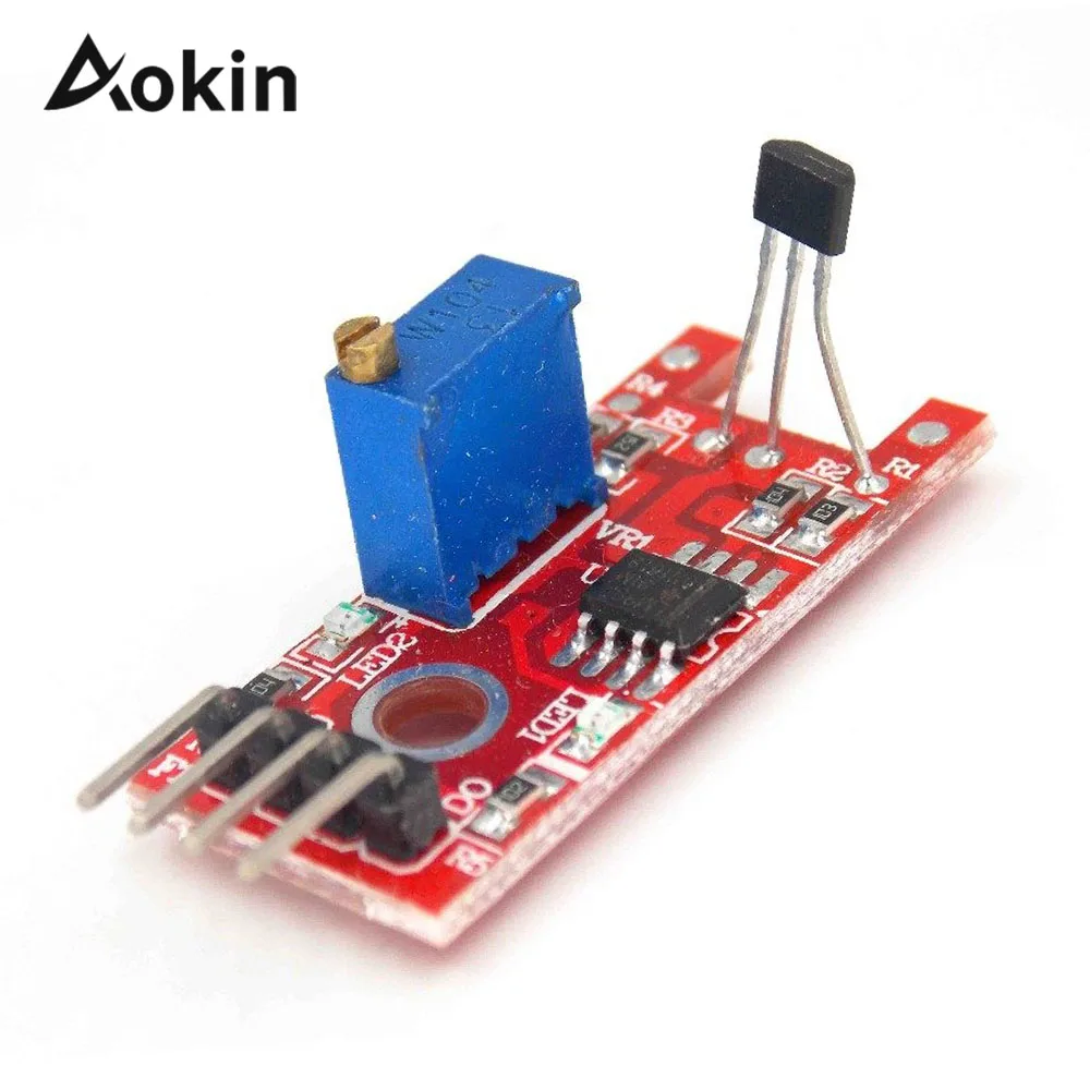 

Magnetic Sensor Smart Electronics 4pin KY-024 Linear Magnetic Hall Switches Speed Counting Sensor Module for arduino DIY Kit
