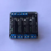 1 шт. 4 канала В 5 В DC релейный модуль твердотельный высокий уровень SSR AVR DSP для Arduino
