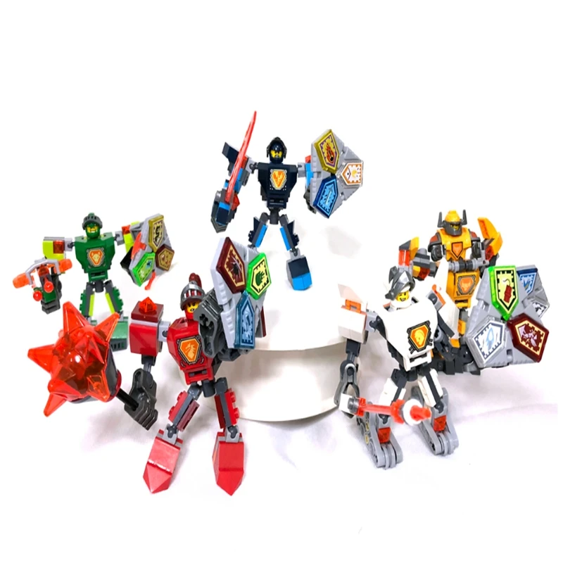 

New best-selling creative future Knight Cray Vulture Fighter Assembled Chariot Shield Mech Children Building Block Toy Gift