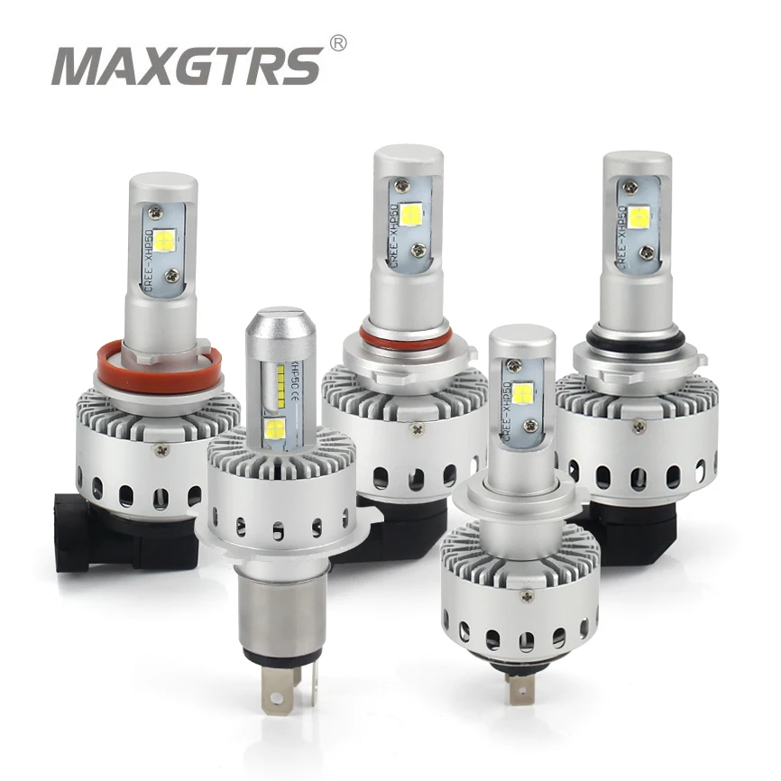 2x CREE CHIP XHP50 Car Headlights H4 H7 LED H8/H11 HB3/9005 HB4/9006 8000lm Auto Front Bulb Automobile Headlamp 6000K Lighting | 32798386920_th