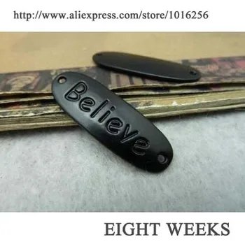 

Zinc alloy pendant jewelry accessories diy handmade material charms double hole connect 11 * 35 mm