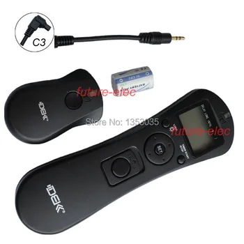 

C3 Wireless Timer Remote Controller Shutter Release for Canon EOS 1D 1Ds Mark II III III IV 5D 6D 7D 10D 20D 30D 40D 50D 5D2 5D3