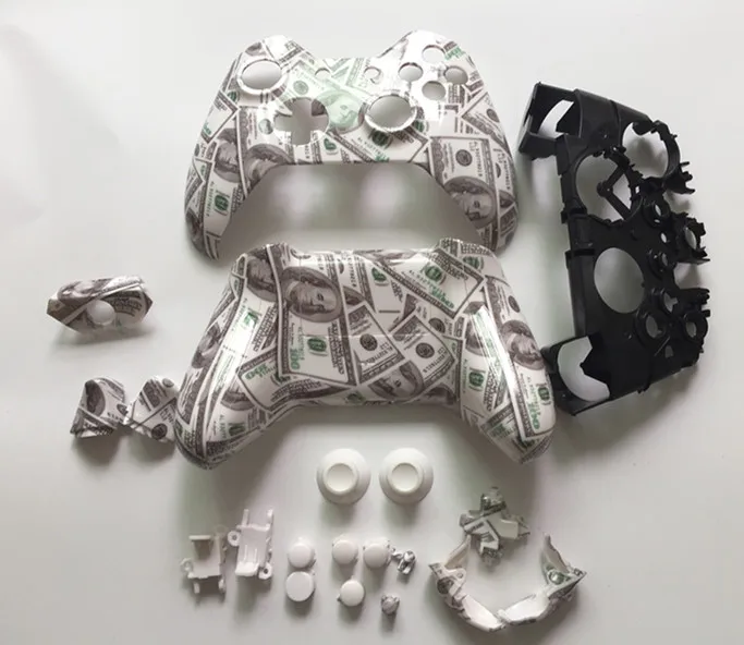 Microsoft Xboxoneコントローラー用のフルセットカスタム百ドルコントローラーシェル ボタンmodキットワイヤレスカバーの交換 Shell Replacement Kit Kitskit Mod Aliexpress